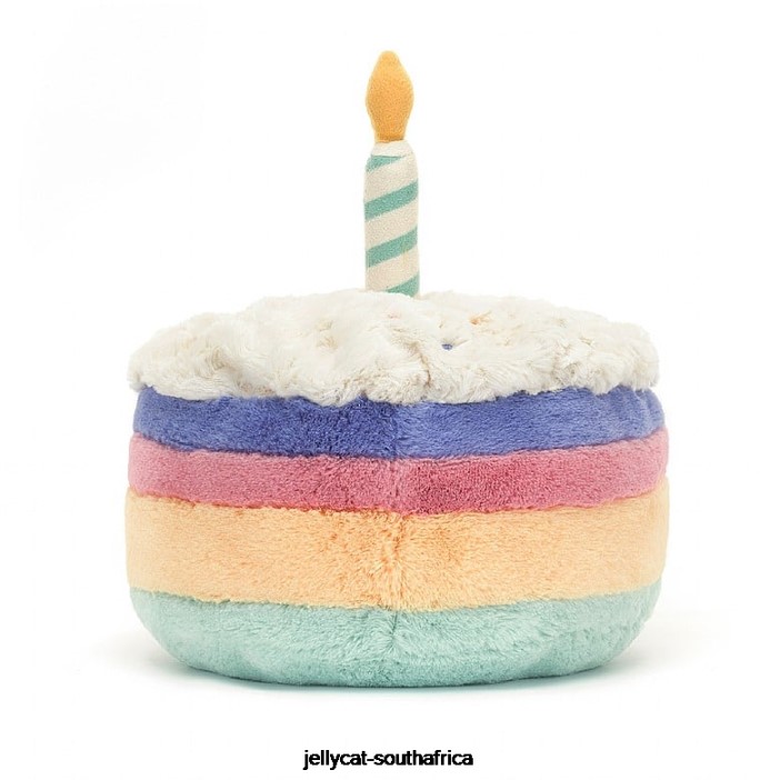 286 Toy Amuseable Rainbow Birthday Cake Multi-colour Jellycat
