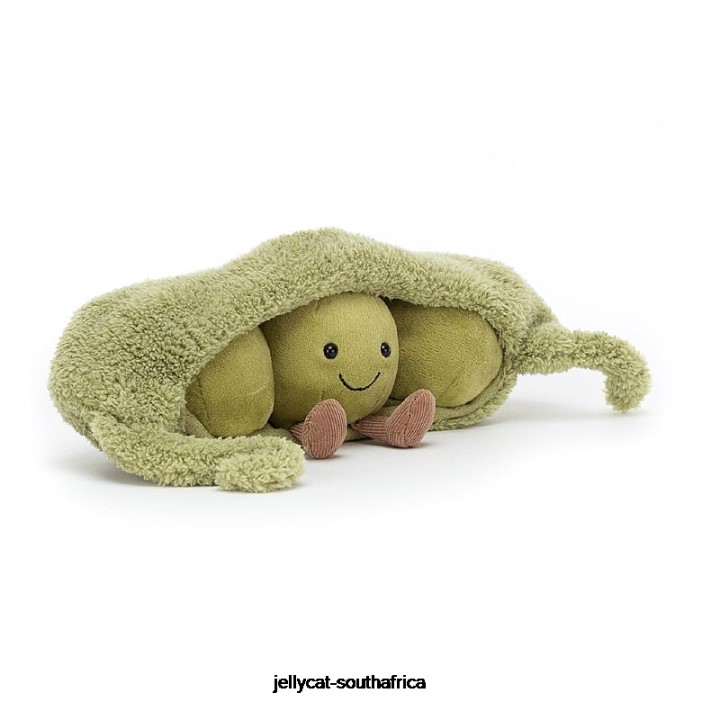 590 Toy Amuseable Pea in a Pod Green Jellycat