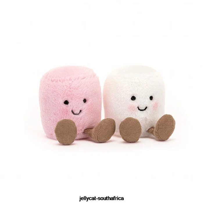 603 Toy Amuseable Pink and White Marshmallows Multi-colour Jellycat