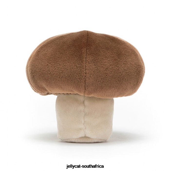 660 Toy Vivacious Vegetable Mushroom Grey Jellycat