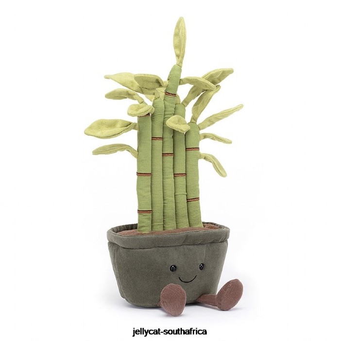 366 Toy Amuseable Potted Bamboo Green Jellycat