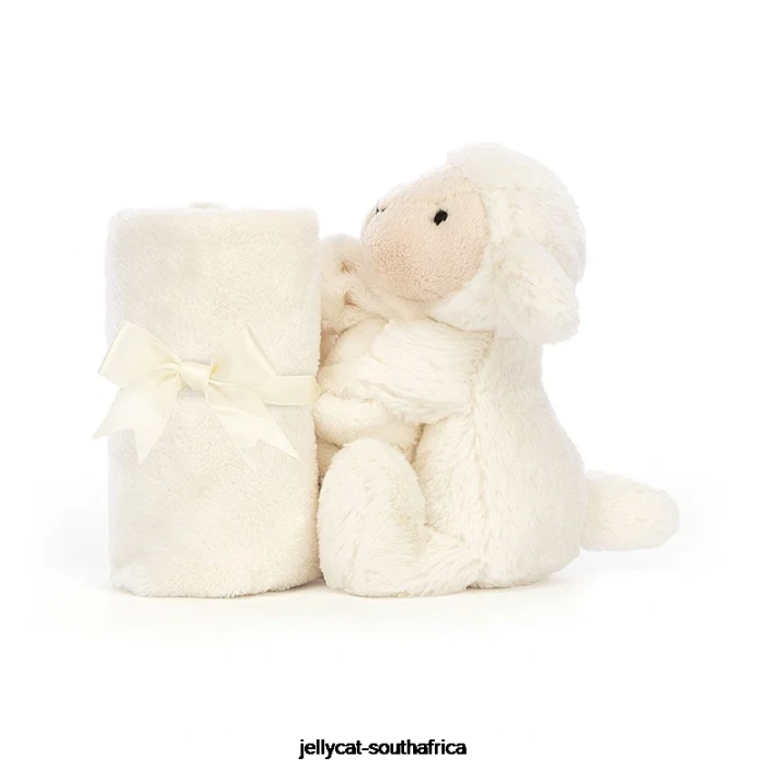 280 Toy Bashful Lamb Soother Cream Jellycat
