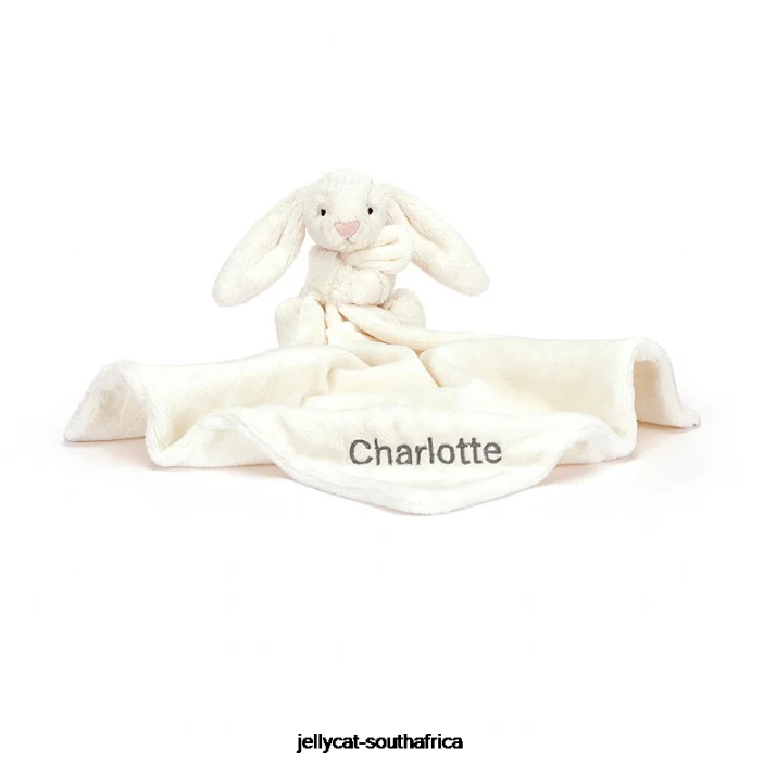 293 Toy Personalised Bashful Bunny Soother Cream Jellycat