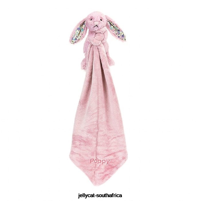 328 Toy Personalised Blossom Tulip Bunny Soother Pink Jellycat