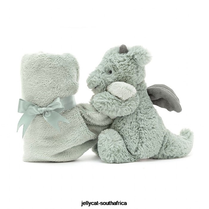 460 Toy Bashful Dragon Soother Green Jellycat