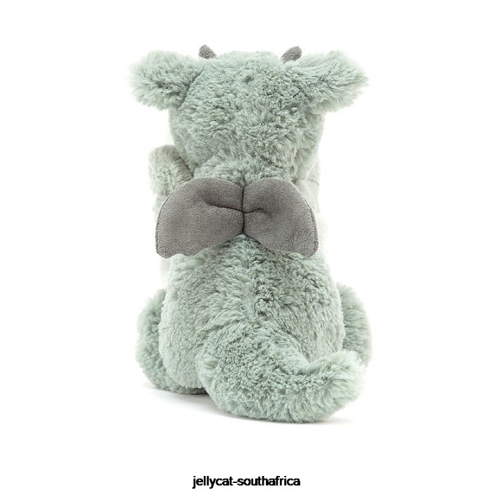 460 Toy Bashful Dragon Soother Green Jellycat
