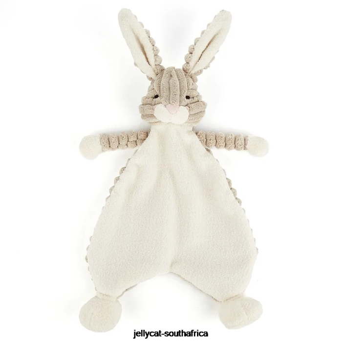 655 Toy Cordy Roy Baby Hare Soother Beige Jellycat