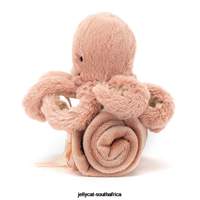 768 Toy Odell Octopus Soother Apricot Jellycat