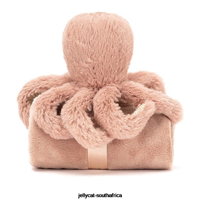 768 Toy Odell Octopus Soother Apricot Jellycat