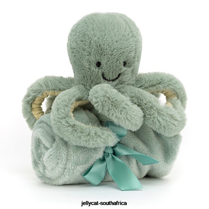 768 Toy Odell Octopus Soother Apricot Jellycat