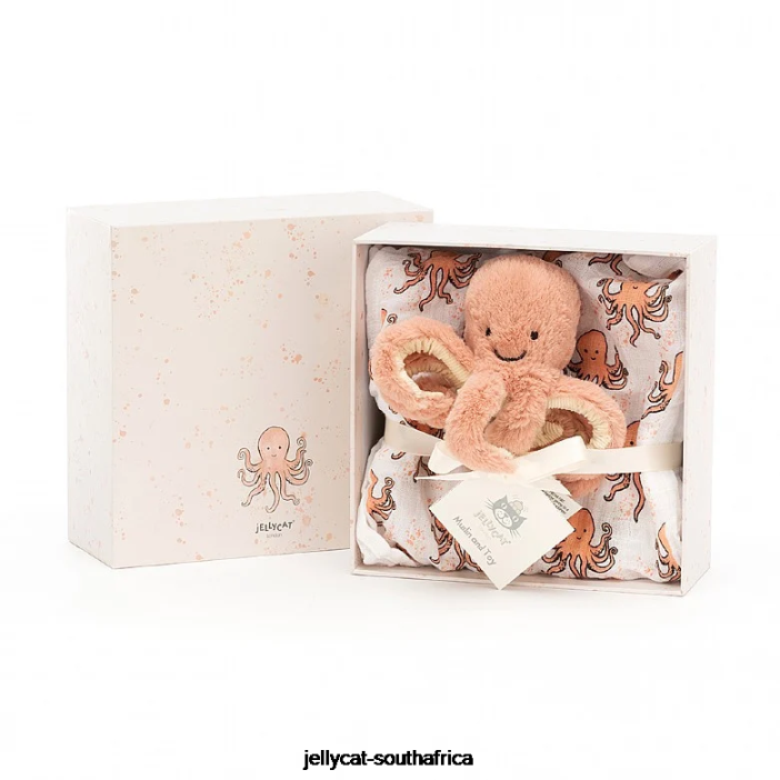 749 Toy Odell Octopus Gift Set Multi-colour Jellycat