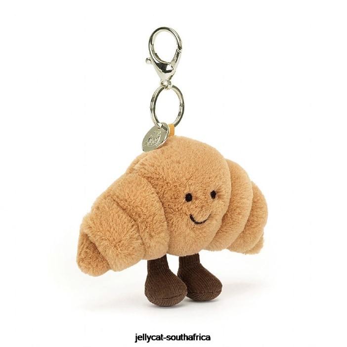 17 Accessory Amuseable Croissant Bag Charm Beige Jellycat