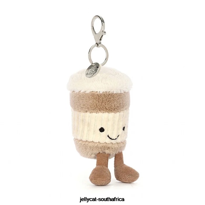 34 Accessory Amuseable Coffee-To-Go Bag Charm Beige Jellycat