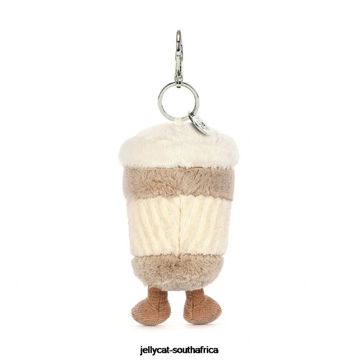 34 Accessory Amuseable Coffee-To-Go Bag Charm Beige Jellycat