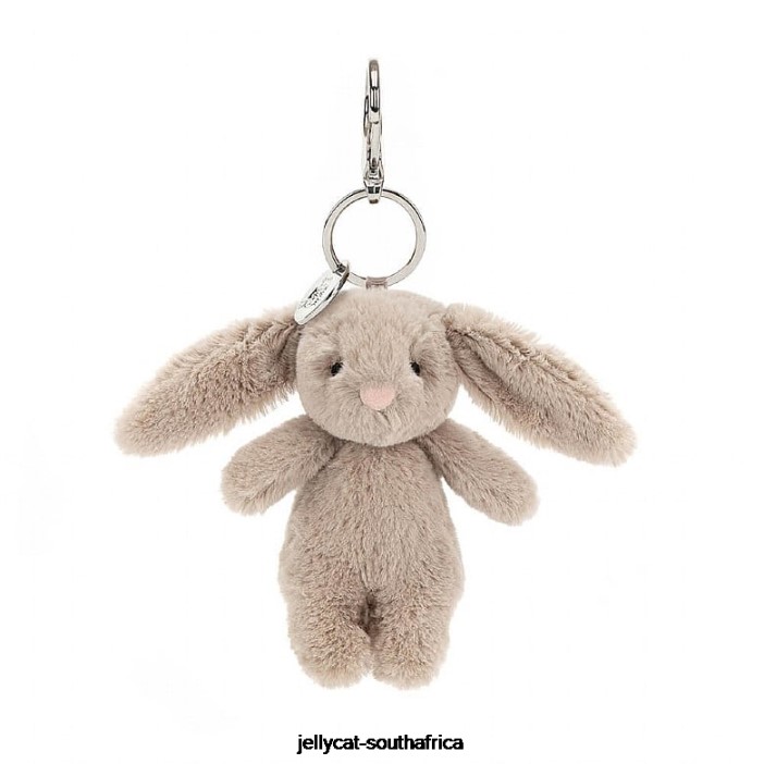 525 Accessory Bashful Bunny Bag Charm Beige Jellycat
