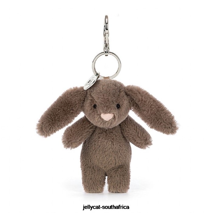 560 Accessory Bashful Bunny Truffle Bag Charm Brown Jellycat