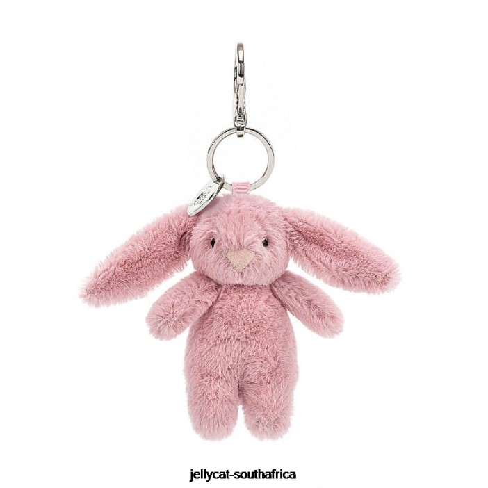 577 Accessory Bashful Bunny Tulip Bag Charm Pink Jellycat