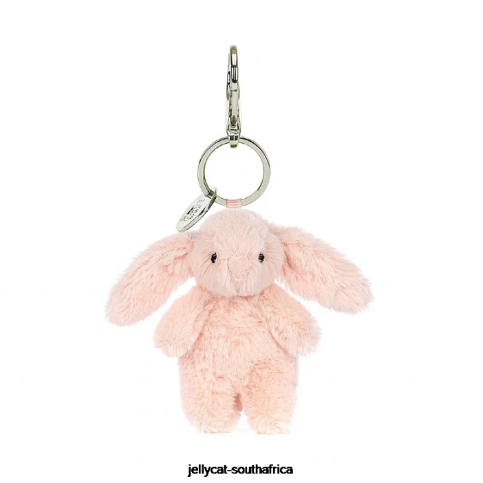 613 Accessory Bashful Blush Bunny Bag Charm Peach Jellycat