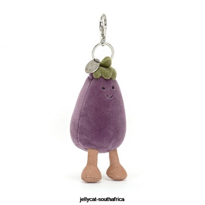 75 Accessory Vivacious Aubergine Bag Charm Purple Jellycat
