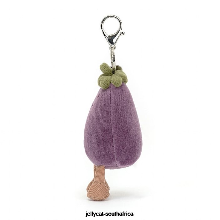 75 Accessory Vivacious Aubergine Bag Charm Purple Jellycat