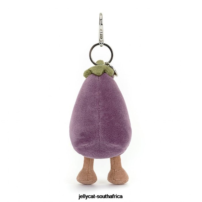 75 Accessory Vivacious Aubergine Bag Charm Purple Jellycat