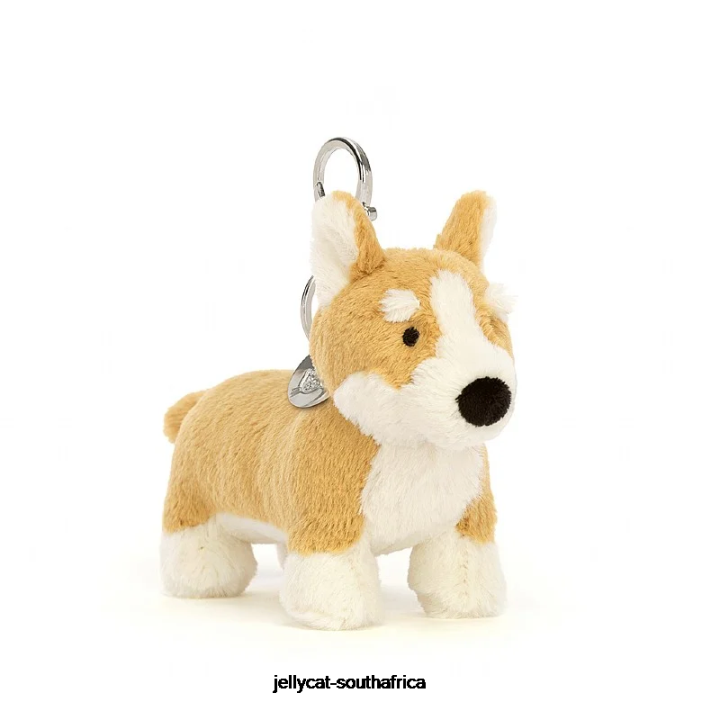 84 Accessory Betty Corgi Bag Charm Honey Jellycat