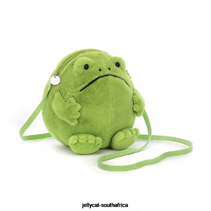 118 Bag Ricky Rain Frog Bag Green Jellycat