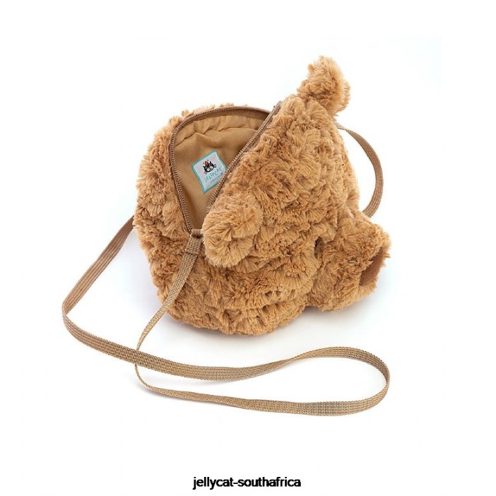 670 Bag Bartholomew Bear Bag Brown Jellycat