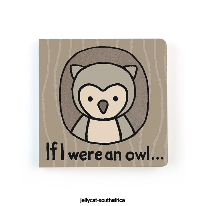 699 Book If I Were An Owl Book Multi-colour Jellycat