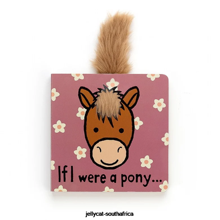 707 Book If I Were A Pony Book Multi-colour Jellycat