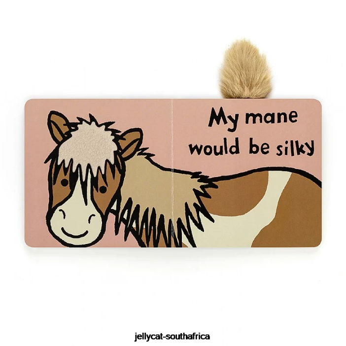 707 Book If I Were A Pony Book Multi-colour Jellycat