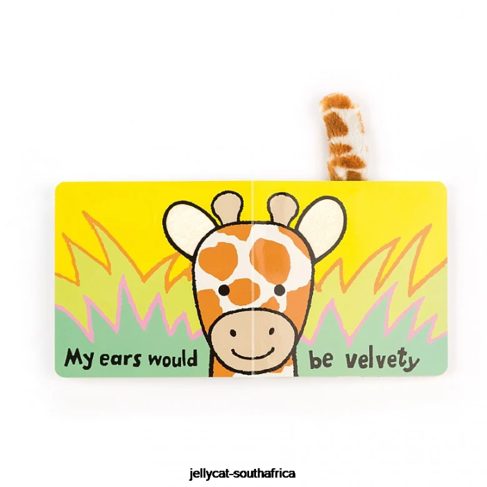 722 Book If I Were A Giraffe Book Multi-colour Jellycat
