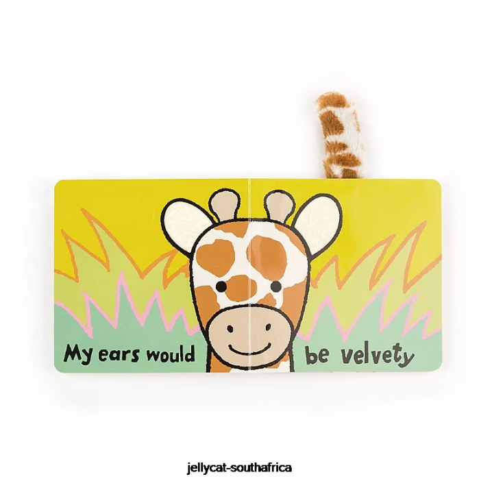 733 Book If I Were A Giraffe Book and Bashful Giraffe Orange Jellycat