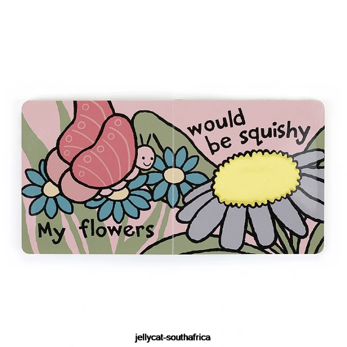 756 Book If I Were A Butterfly Book Multi-colour Jellycat