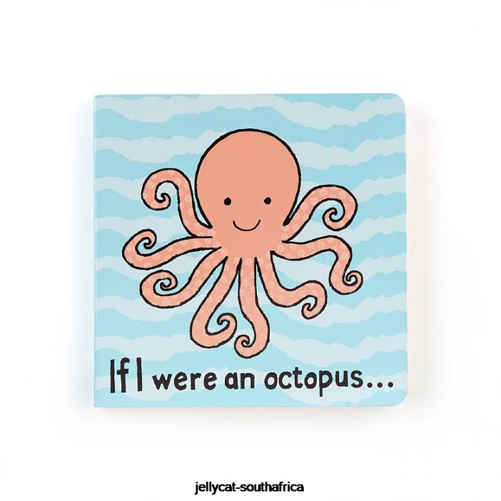 760 Book If I Were An Octopus Book Multi-colour Jellycat