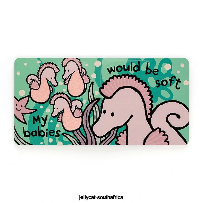 762 Book If I Were A Seahorse Book and Sienna Seahorse Silver Jellycat