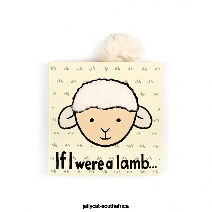 763 Book If I Were A Lamb Book Multi-colour Jellycat