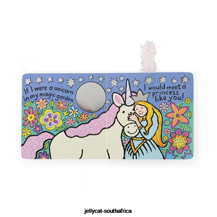770 Book If I Were A Unicorn Book and Bashful Unicorn White Jellycat