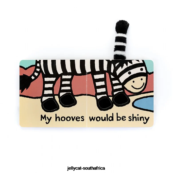 776 Book If I were a Zebra Board Book Multi-colour Jellycat