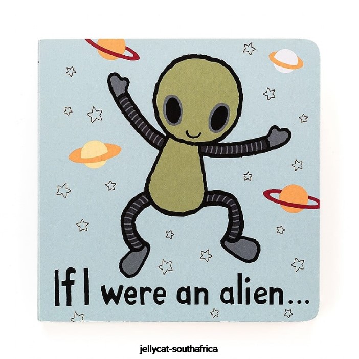 792 Book If I Were An Alien Book Multi-colour Jellycat