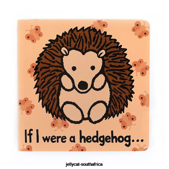 793 Book If I Were A Hedgehog Book and Willow Hedgehog Brown Jellycat