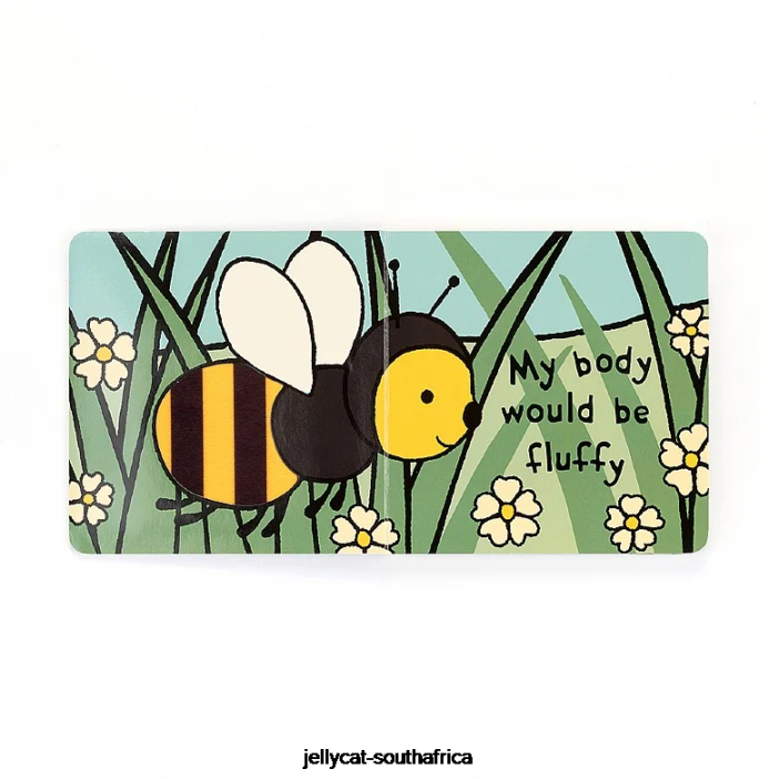 795 Book If I Were A Bee Book and Bashful Bee Multi-colour Jellycat