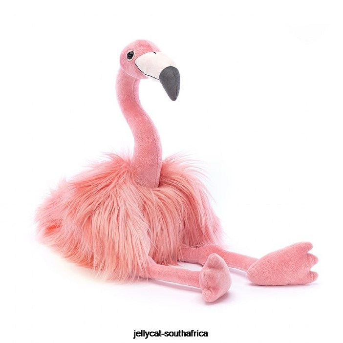 797 Book If I Were A Flamingo Book and Rosario Flamingo Multi-colour Jellycat