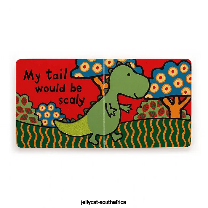 802 Book If I Were A Dinosaur Book Multi-colour Jellycat