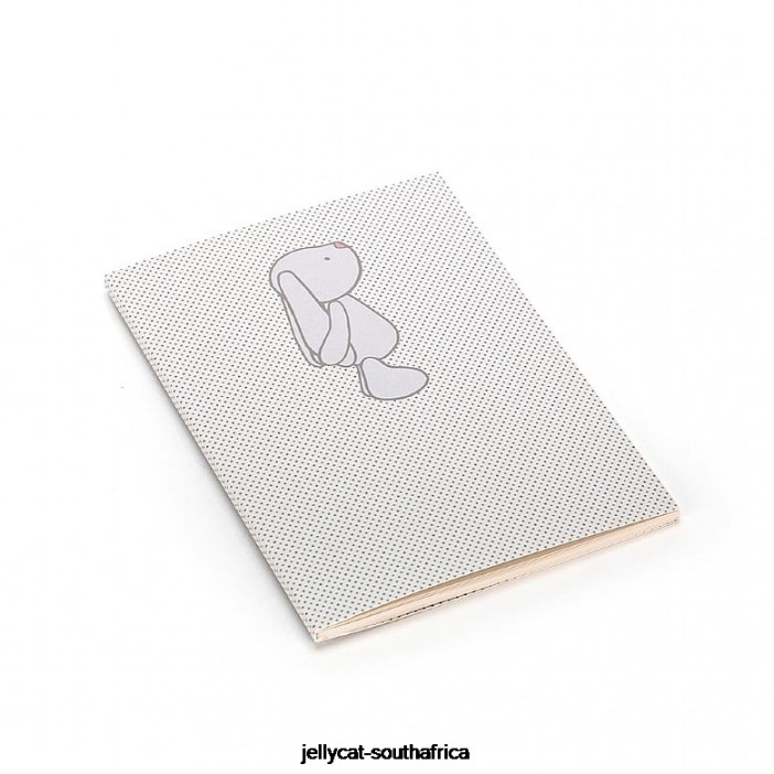 738 Book Bashful Bunny Spots A6 Note Book Beige Jellycat