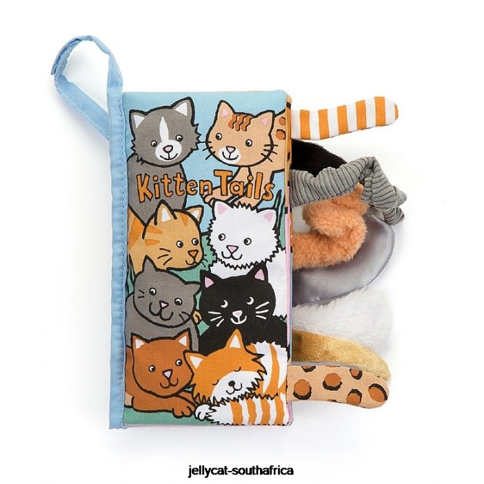 739 Book Kitten Tails Activity Book Multi-colour Jellycat