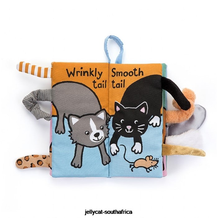 739 Book Kitten Tails Activity Book Multi-colour Jellycat