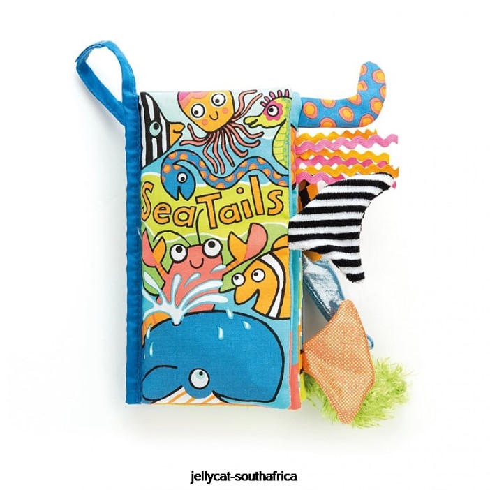 753 Book Sea Tails Book Multi-colour Jellycat
