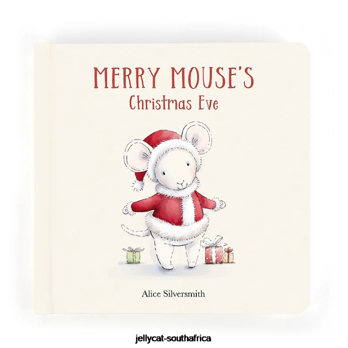 182 Book Merry Mouse Book Multi-colour Jellycat