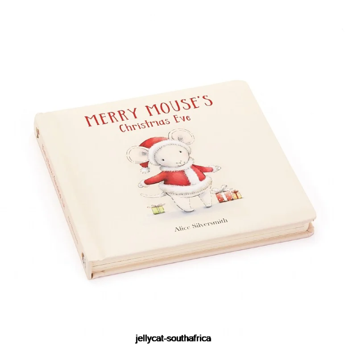 182 Book Merry Mouse Book Multi-colour Jellycat